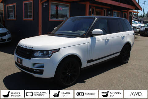 2017 Land Rover Range Rover for sale at Sabeti Motors in Tacoma WA