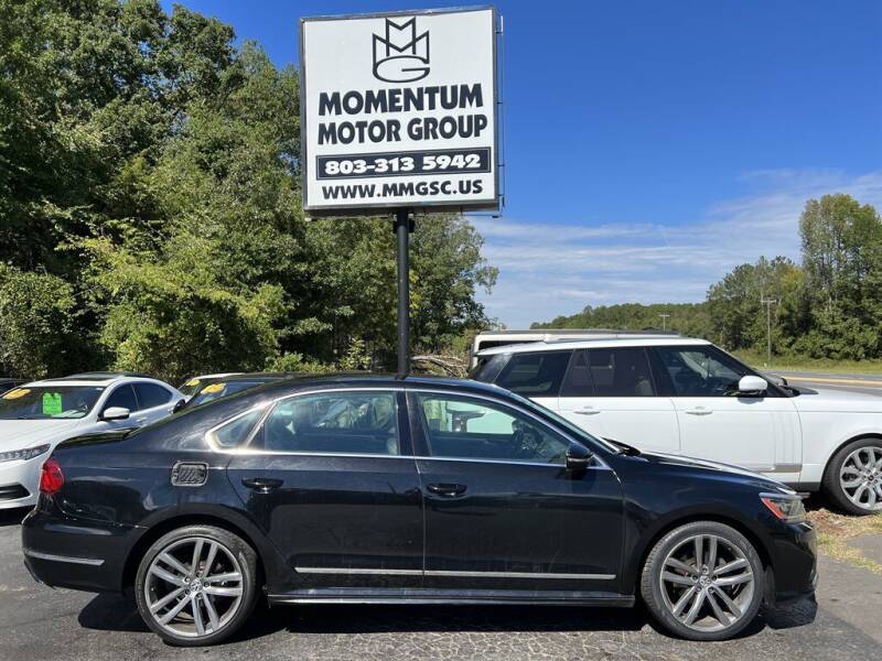 2016 Volkswagen Passat for sale at Momentum Motor Group in Lancaster SC