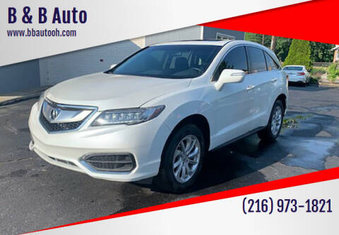 2017 Acura RDX for sale at B & B Auto in Cleveland OH