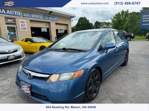 2008 Honda Civic for sale at USA Auto Sales & Services, LLC in Mason OH