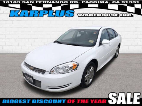 2016 Chevrolet Impala Limited for sale at Karplus Warehouse in Pacoima CA