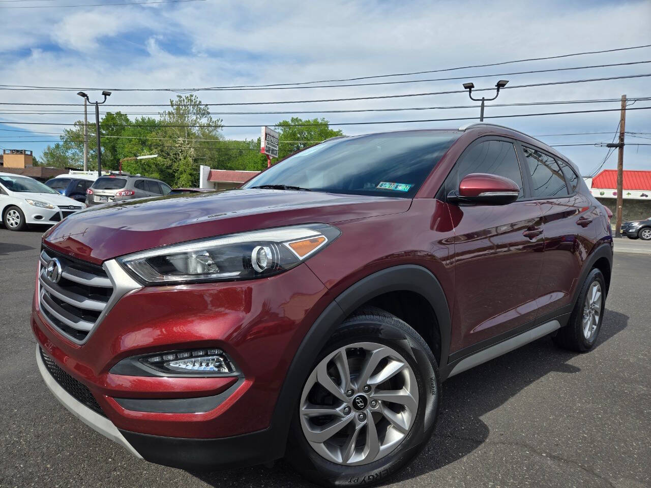 Red 2017 Hyundai TUCSON Eco AWD Eco 4dr SUV 2