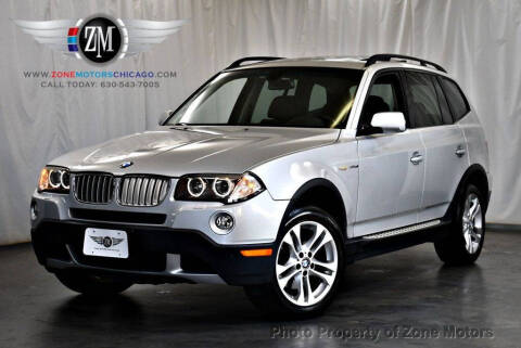 2008 BMW X3 for sale at ZONE MOTORS in Addison IL