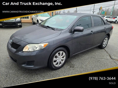 2009 Toyota Corolla for sale at Car and Truck Exchange, Inc. in Rowley MA