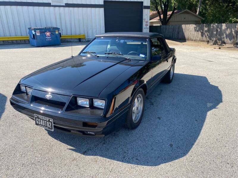 1986 Ford Mustang for sale at 4 Girls Auto Sales in Houston TX