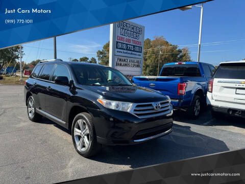 2013 Toyota Highlander for sale at Just Cars Motors in Raleigh NC