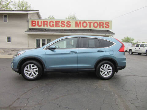 2015 Honda CR-V for sale at Burgess Motors Inc in Michigan City IN