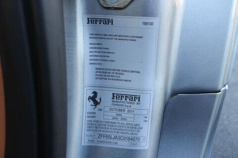 2012 Ferrari California