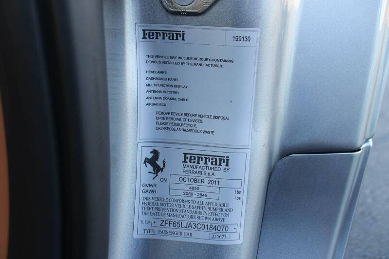 2012 Ferrari California