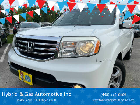 2013 Honda Pilot for sale at Hybrid & Gas Automotive Inc in Aberdeen MD