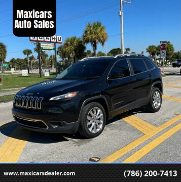 2016 Jeep Cherokee for sale at Maxicars Auto Sales in West Park FL