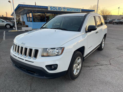 2016 Jeep Compass for sale at SOLID MOTORS LLC in Garland TX