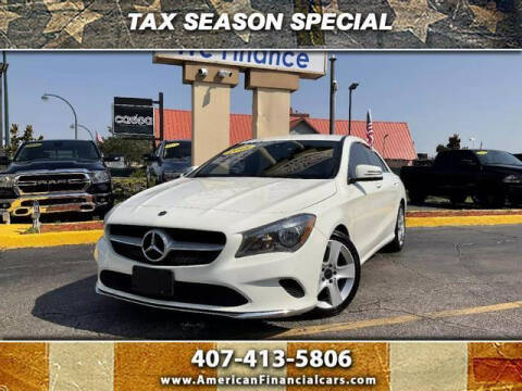 2018 Mercedes-Benz CLA for sale at American Financial Cars in Orlando FL