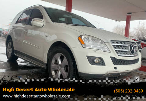 2009 Mercedes-Benz M-Class for sale at High Desert Auto Wholesale in Albuquerque NM