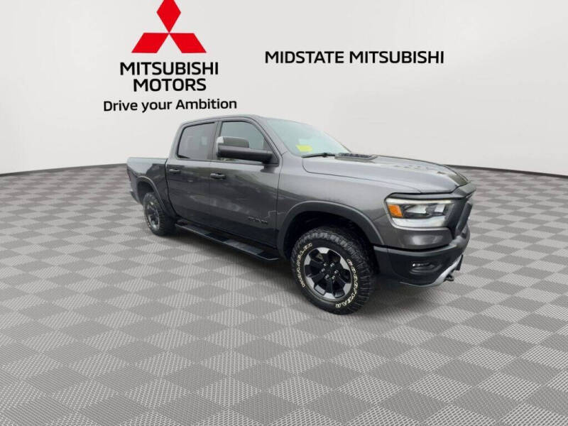 Used 2022 RAM Ram 1500 Pickup Rebel with VIN 1C6SRFLT1NN282335 for sale in Auburn, MA