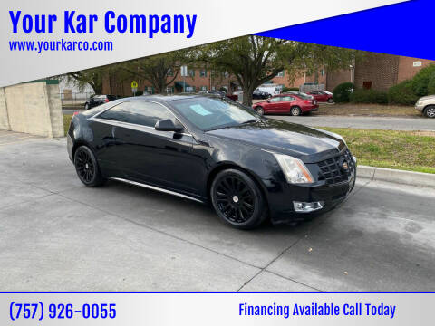 2012 Cadillac CTS for sale at Your Kar Company in Norfolk VA