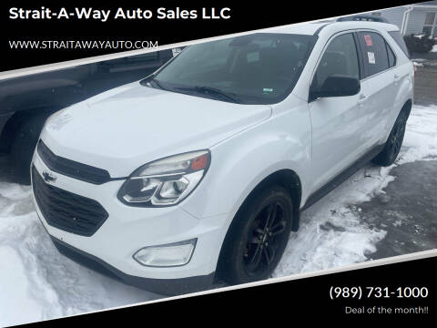 2017 Chevrolet Equinox for sale at Strait-A-Way Auto Sales LLC in Gaylord MI