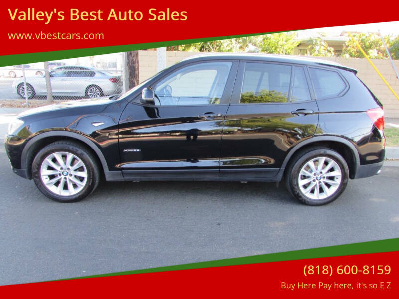 2017 BMW X3 for sale at Valley's Best Auto Sales in Reseda CA