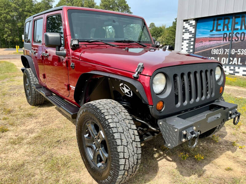 2012 Jeep Wrangler Unlimited for sale at Jeremiah 29:11 Auto Sales in Avinger TX