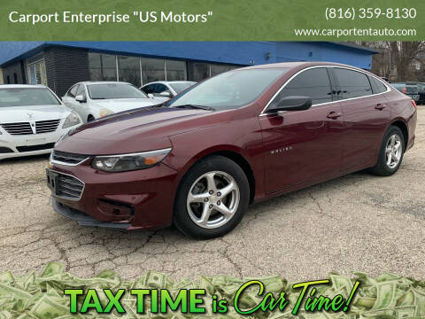 2016 Chevrolet Malibu for sale at Carport Enterprise "US Motors" - Kansas in Kansas City KS