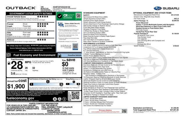 2025 Subaru Outback Premium