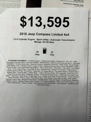 2019 Jeep Compass Limited