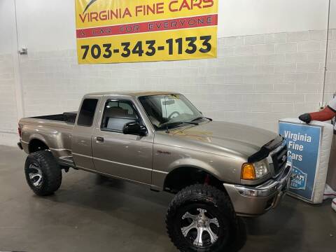 2004 Ford Ranger for sale at Virginia Fine Cars in Chantilly VA