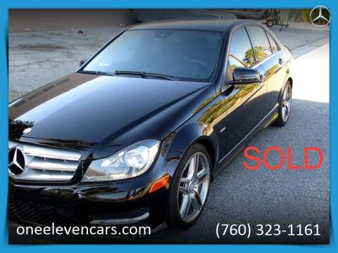 2012 Mercedes-Benz C-Class for sale at One Eleven Vintage Cars in Palm Springs CA