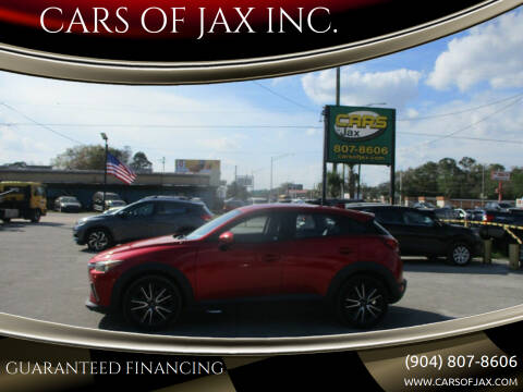 2018 Mazda CX-3 for sale at CARS OF JAX INC. in Jacksonville FL