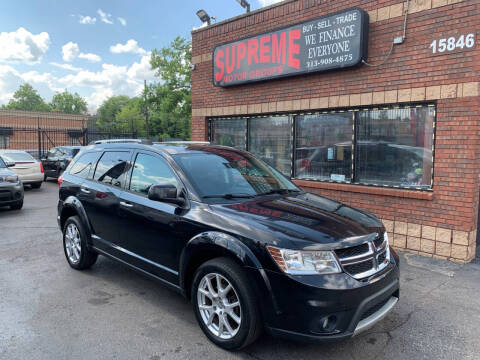 2012 Dodge Journey for sale at Supreme Motor Groups in Detroit MI