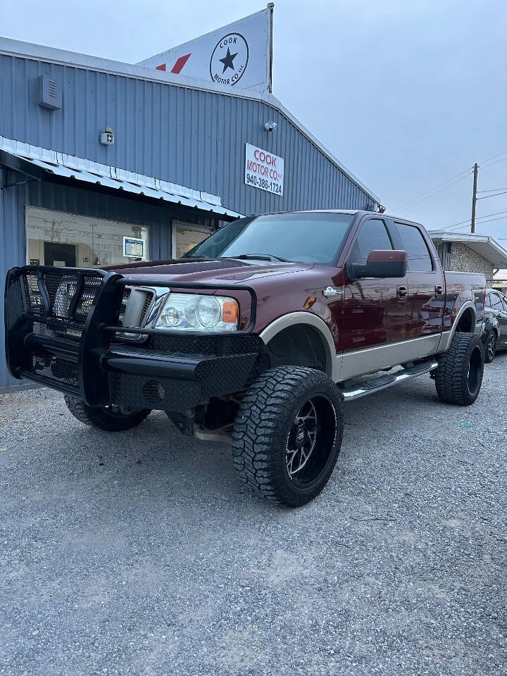 2007 Ford F-150 for sale at COOK MOTOR CO LLC in Wichita Falls, TX