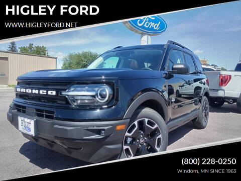 2023 Ford Bronco Sport for sale at HIGLEY FORD in Windom MN