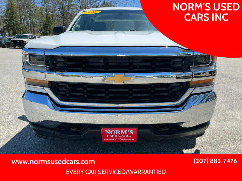 2016 Chevrolet Silverado 1500 for sale at NORM'S USED CARS INC in Wiscasset ME