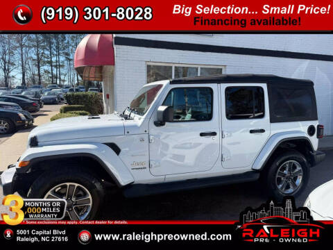 2018 Jeep Wrangler Unlimited for sale at Raleigh Pre-Owned in Raleigh NC