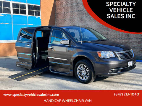 2015 Chrysler Town and Country for sale at SPECIALTY VEHICLE SALES INC in Skokie IL