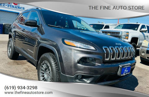 2014 Jeep Cherokee for sale at The Fine Auto Store in Imperial Beach CA