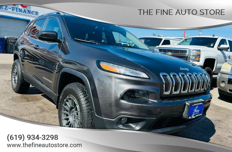 2014 Jeep Cherokee for sale at The Fine Auto Store in Imperial Beach CA