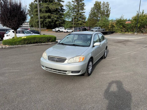2004 Toyota Corolla for sale at BJL Auto Sales LLC in Auburn WA