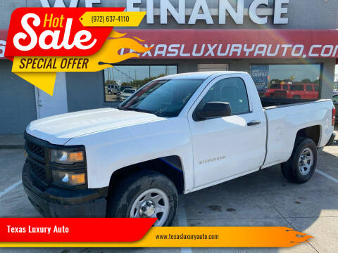 2014 Chevrolet Silverado 1500 for sale at Texas Luxury Auto in Cedar Hill TX