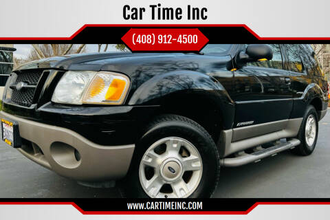 2002 Ford Explorer Sport for sale at Car Time Inc in San Jose CA
