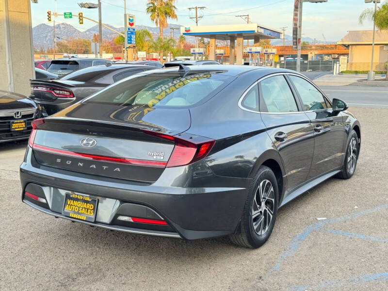 2021 Hyundai Sonata Hybrid Blue