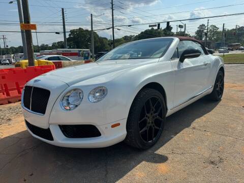 2014 Bentley Continental for sale at Atlanta Fine Cars in Jonesboro GA