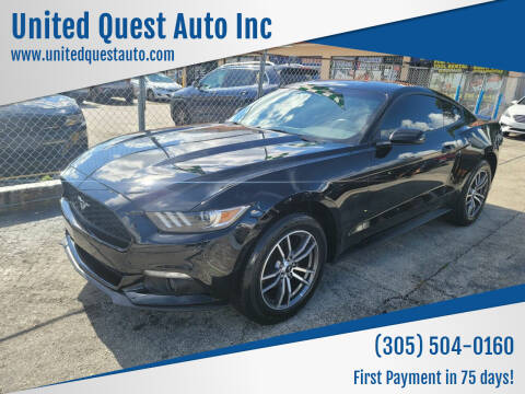 Ford Mustang For Sale In Hialeah Fl United Quest Auto Inc