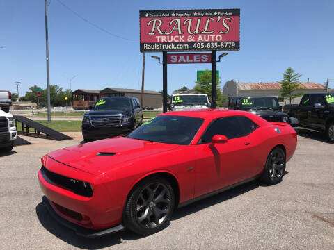 2019 Dodge Challenger for sale at RAUL'S TRUCK & AUTO SALES, INC in Oklahoma City OK