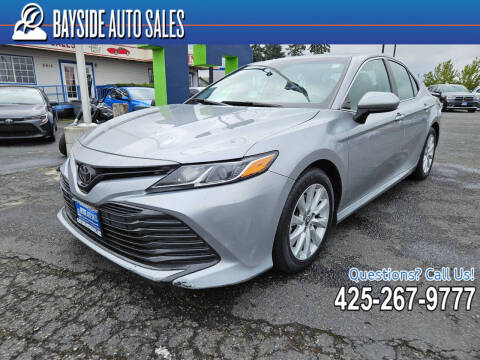 2019 Toyota Camry for sale at BAYSIDE AUTO SALES in Everett WA