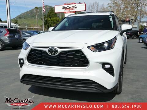 2022 Toyota Highlander for sale at McCarthy Wholesale in San Luis Obispo CA