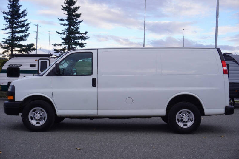 Used 2019 Chevrolet Express Cargo Work Van with VIN 1GCWGAFG1K1328170 for sale in Anchorage, AK