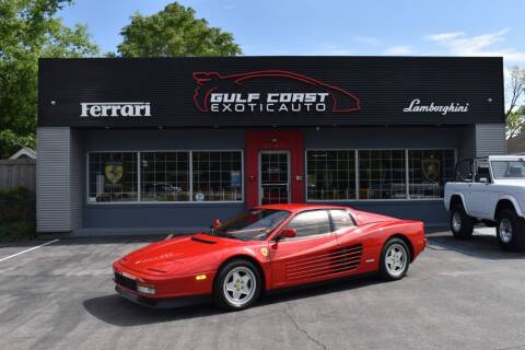 1991 Ferrari Testarossa for sale at Gulf Coast Exotic Auto in Gulfport MS