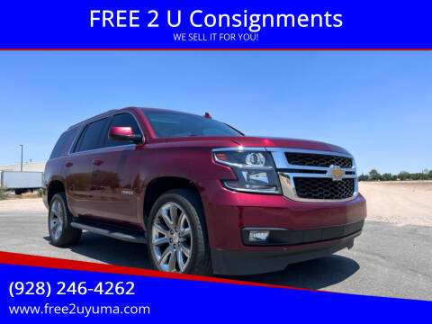 2019 Chevrolet Tahoe for sale at FREE 2 U Consignments in Yuma AZ