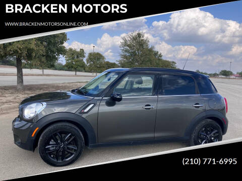 2012 MINI Cooper Countryman for sale at BRACKEN MOTORS in San Antonio TX